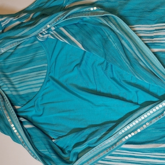 INC Concepts Clear Skies Top Size Large - Picture 11 of 13